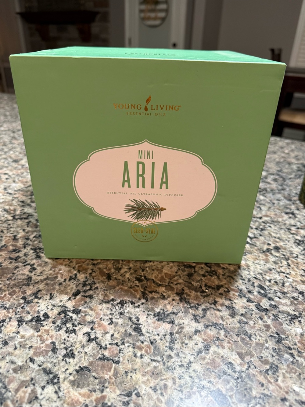 New- sealed- Young Living Mini Aria Diffuser Box. Never opened.